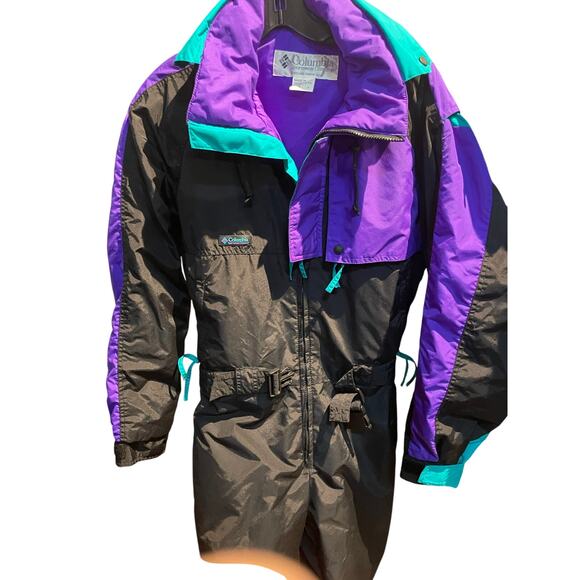 Mens or Women's Unisex VTG Columbia 80s 90s Full Ski Suit Retro Small - Picture 6 of 11